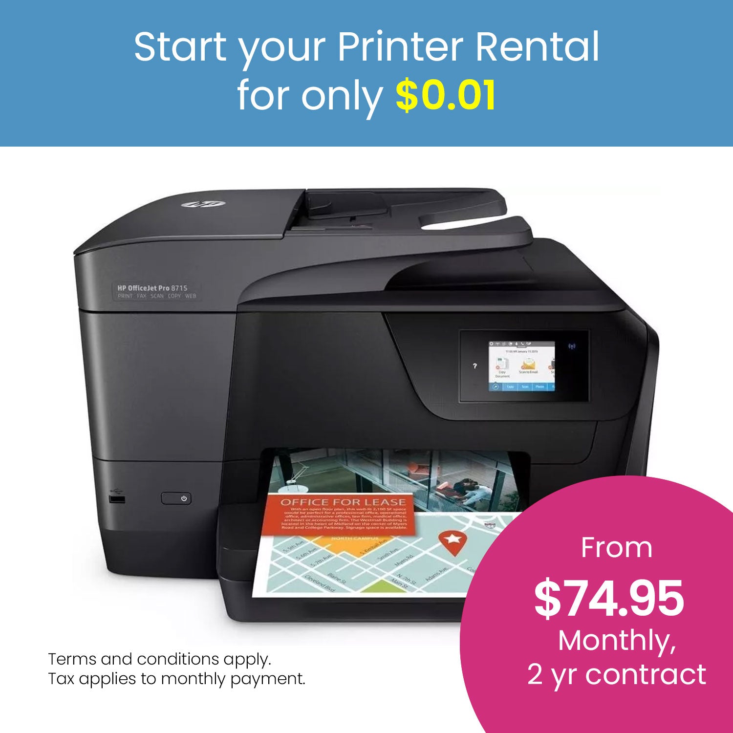 HP OfficeJet Pro 8710/8715 All-in-One Printer – Ink Joy